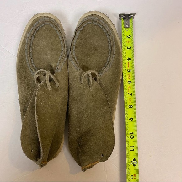 True Religion Khaki Suede Leather Lace Up Chukka Ankle Boots main image 11